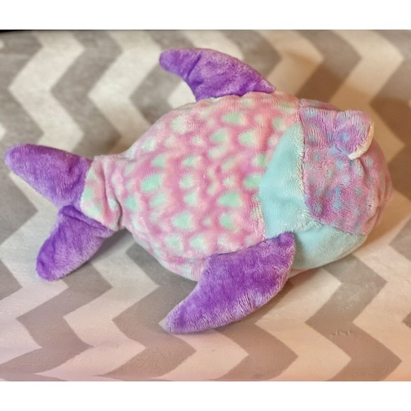 Ty TyLux Pluffies Googly the Pastel Plush Fish with All Tags 2003 - Picture 4 of 6
